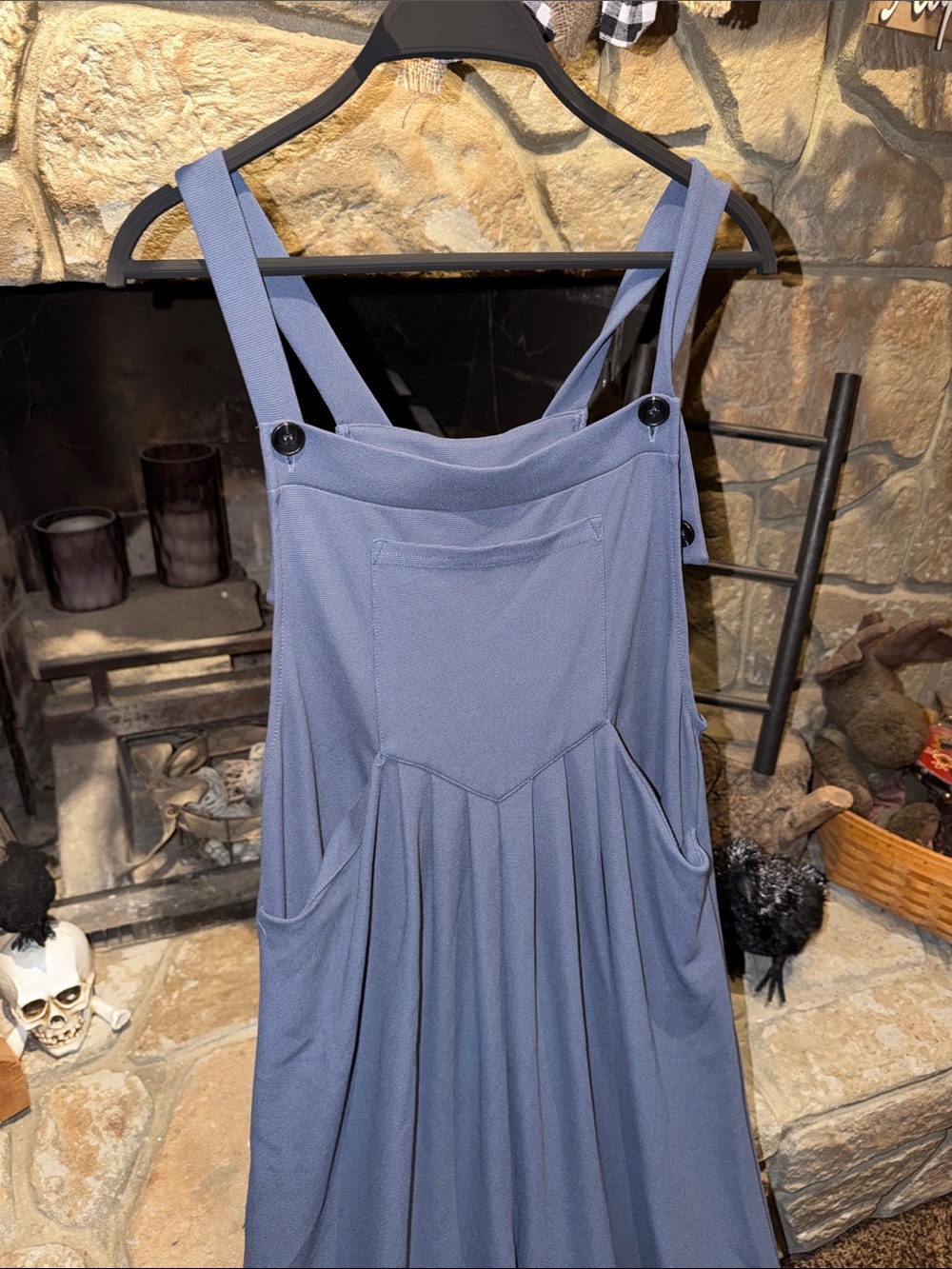 Halara Pockets Waffle Casual Overalls in “Mountain Spring” - Picture 7 of 11